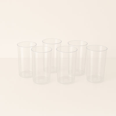 Supermom Martini Clear Glass Set (6 Pc)