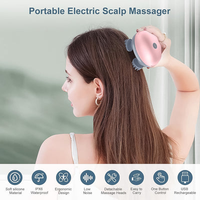 Electric Scalp & Body Massager - Hair Growth & Relaxation