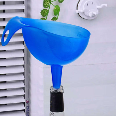 Plastic Funnel For Pouring Oil Sauce Water Juice Cooking Oil Powder Small Food-grains Food Grade Plastic Funnel (1 Pc) - second image
