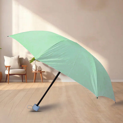 3 Fold Manual Open Umbrella  Windproof Sunproof  Rainproof With Sturdy Steel Shaft  Easy To Hold  Carry  Umbrella For Women Men  Kids (1 Pc)