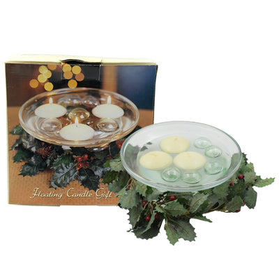 Floating Candle Light Candle Holder Set Romantic Atmosphere Creates Water Container Coffee Table Decoration Send Candles Table Decorations Romantic Atmosphere (1 Pc) - second image