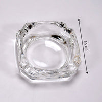 Glass Brunswick Crystal Quality Cigar Cigarette Ashtray Round Tabletop For Home Office Indoor Outdoor Home Decor - LootFaat