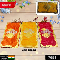 7651 Wedding Gift Envelopes Pack Of 5 Pcs Money Cash Gift Cover Shagun Birthday Marriage Baby Shower Anniversary Money Envelope Lifafa Envelope Multicolor Premium Envelope (5 Pcs Set)