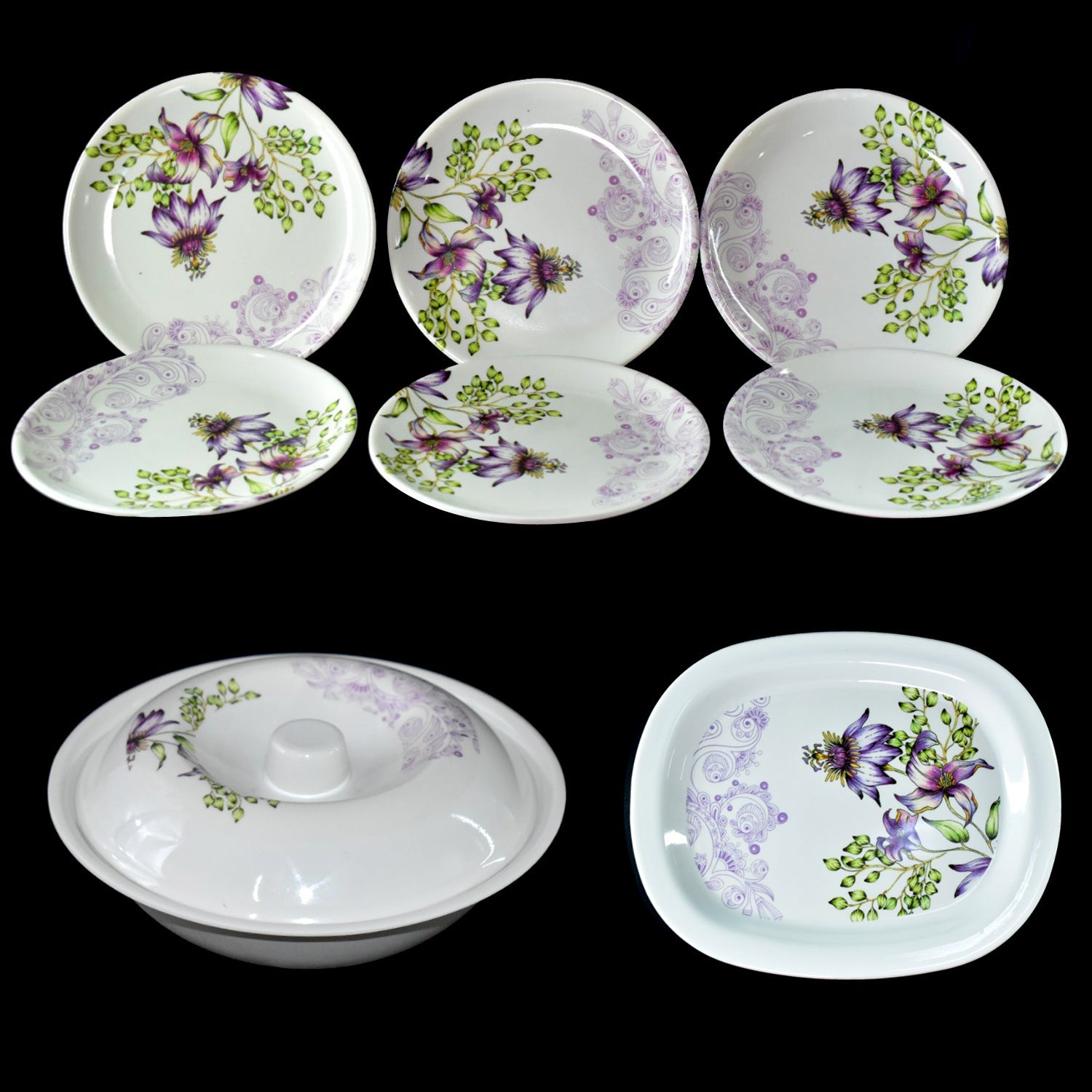 Lifestyle view of 2296 Premium Tableware 32 Pc For Serving Food Stuffs And Items. - H... in use