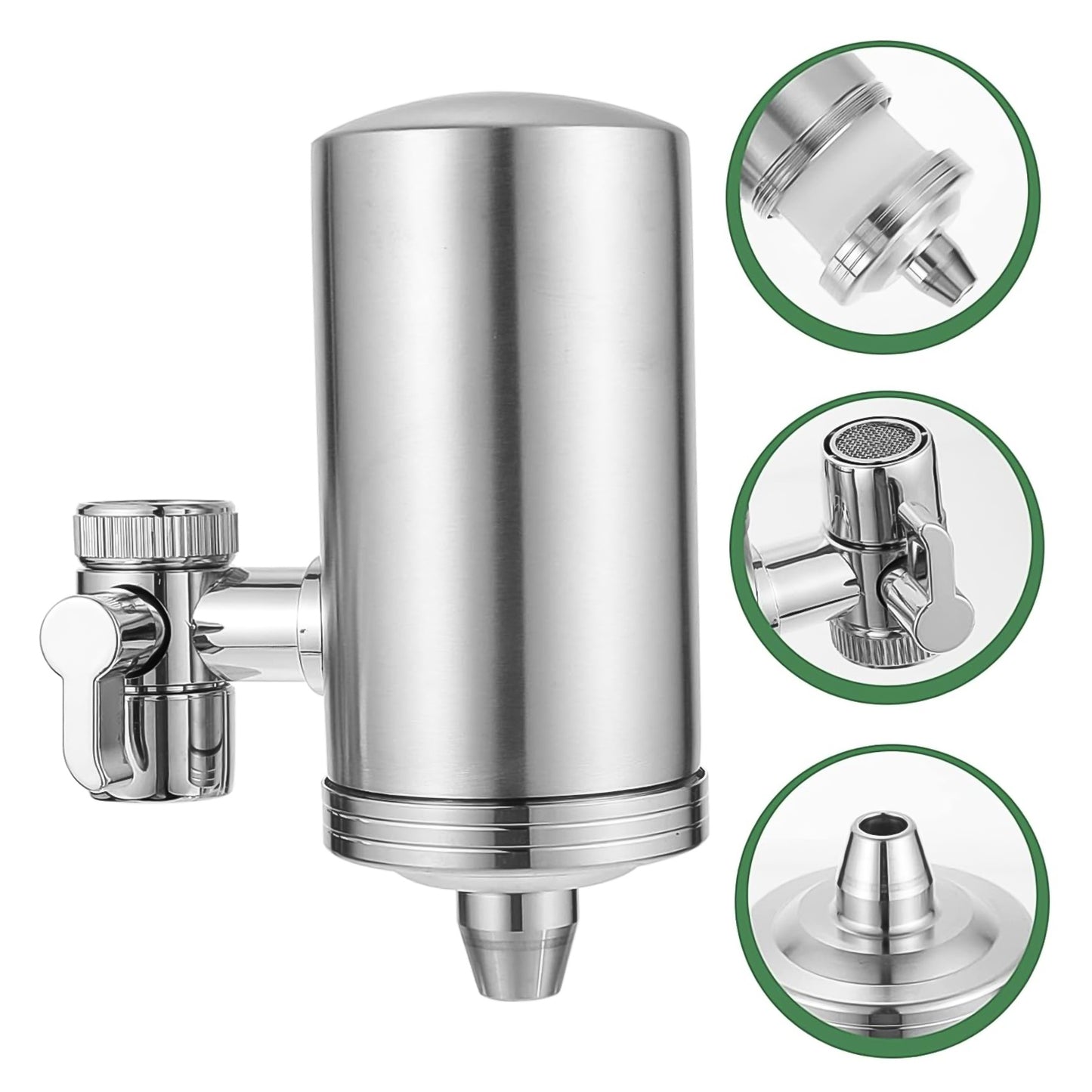 Stainless Steel Faucet Water Filter Purifier for Kitchen Sink