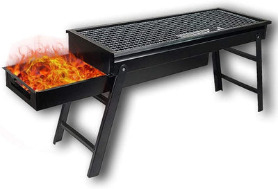 Folding Portable Barbeque Bbq Grill Set For Outdoor And Home - second image