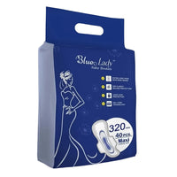 Blue Lady Extra Long Pads With Wides Wings Sanitary Pads  320 Mm 40-pack - LootFaat