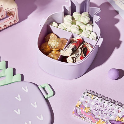 5750 Kids Lunch Box Cute Pineapple Shaped Bento Box With Fork Spoon Snack Candy Container Microwave Portable Office Lunch Box (1 Pc  With Spoon  Fork) - second image