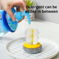 Handheld Soap Dispenser With Scrub (1 Set) - LootFaat