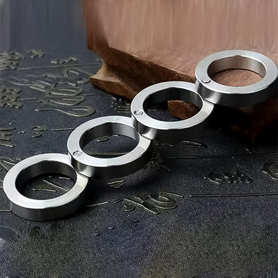Portable 4 Finger Ring Unique Rotating Folding Ring (1 Set) - second image