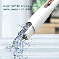 Portable Self-squeeze Short Mop Mini Hand Wash-free Strong Absorbent Mop With 1 Cotton Head Cleaning Sponge For Bathroom Kitchens Table - LootFaat