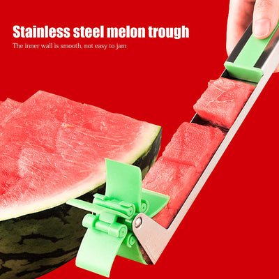 7160 Stainless Steel Washable Watermelon Cutter Windmill Slicer Cutter Peeler For Homesmart Kitchen Tool Easy To Use - second image