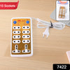 7422 Extension Board 220v 10 Way Extension Board
