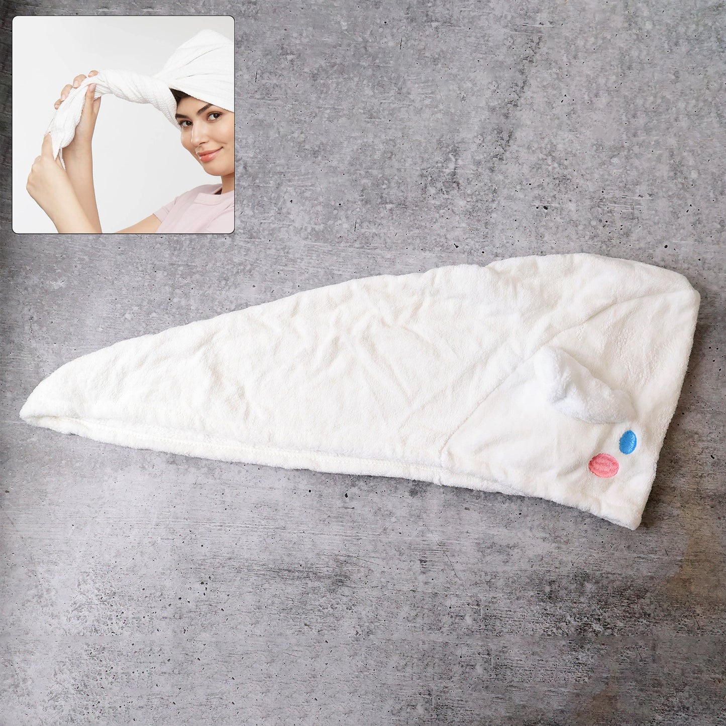 Microfiber Hair Drying Towel Wrap - Quick Dry & Anti-Frizz