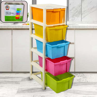 0769 Multipurpose Modular Drawer Organizer Storage Box - 5 Layers - second image