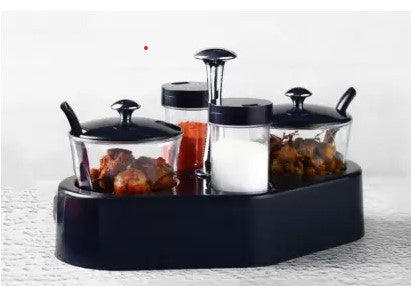 Ganesh Rendy Condiment Set For Kitchen Transparent Jar For Easy To Access Spice 1 Piece Spice Set  (Plastic) - LootFaat