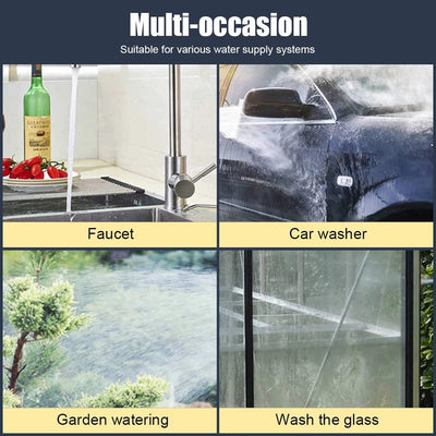 9090  High Pressure Water Gun Nozzle Car Wash Water Gun Nozzle Alloy Garden Nozzle Spray Gun - second image