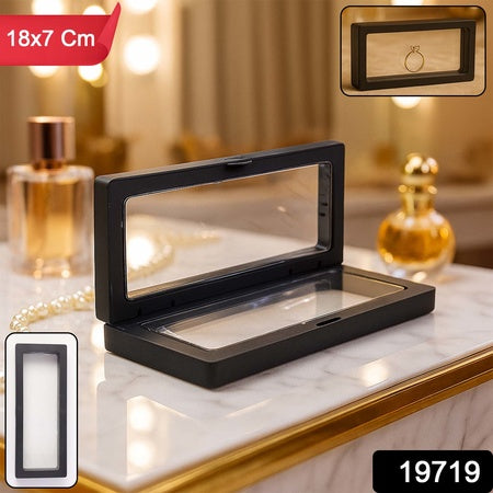 Transparent Jewellery Display Box (18x7 Cm  1 Pc)