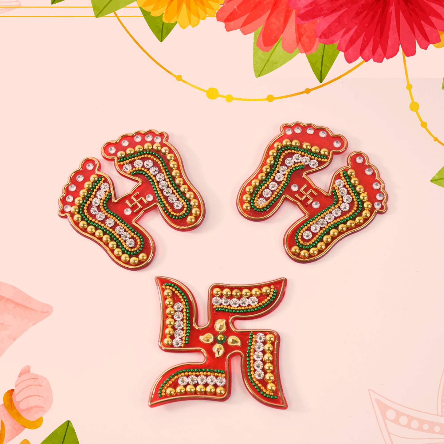 Premium Decorative Laxmi Charan (Pagla) Home - Premium Quality - Best Quality & Value