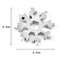 Snowflake Multi-tool Stainless Steel Snowflake Bottle Opener - LootFaat