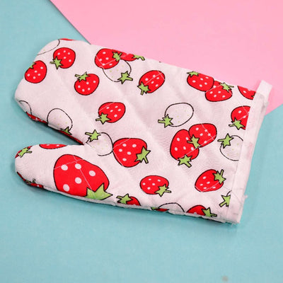 Designer Multicoloured Oven Mitt And Pot Holder - second image