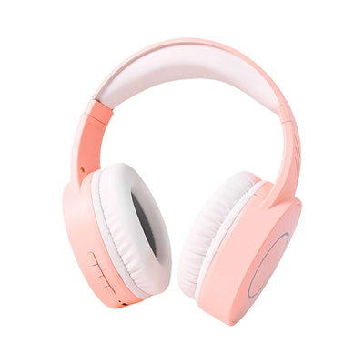 Wireless Bluetooth Over-Ear Headphones - Pastel Pink (ZW-053)