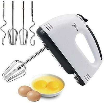 Compact Hand Mixer Electric - Whipping & Mixing with Attachments