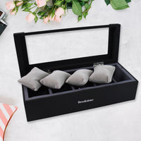 Style Fresh And Simple Girl Earrings Plate Jewellery Box Earrings Ring Multi-function Jewellery Storage Box - LootFaat