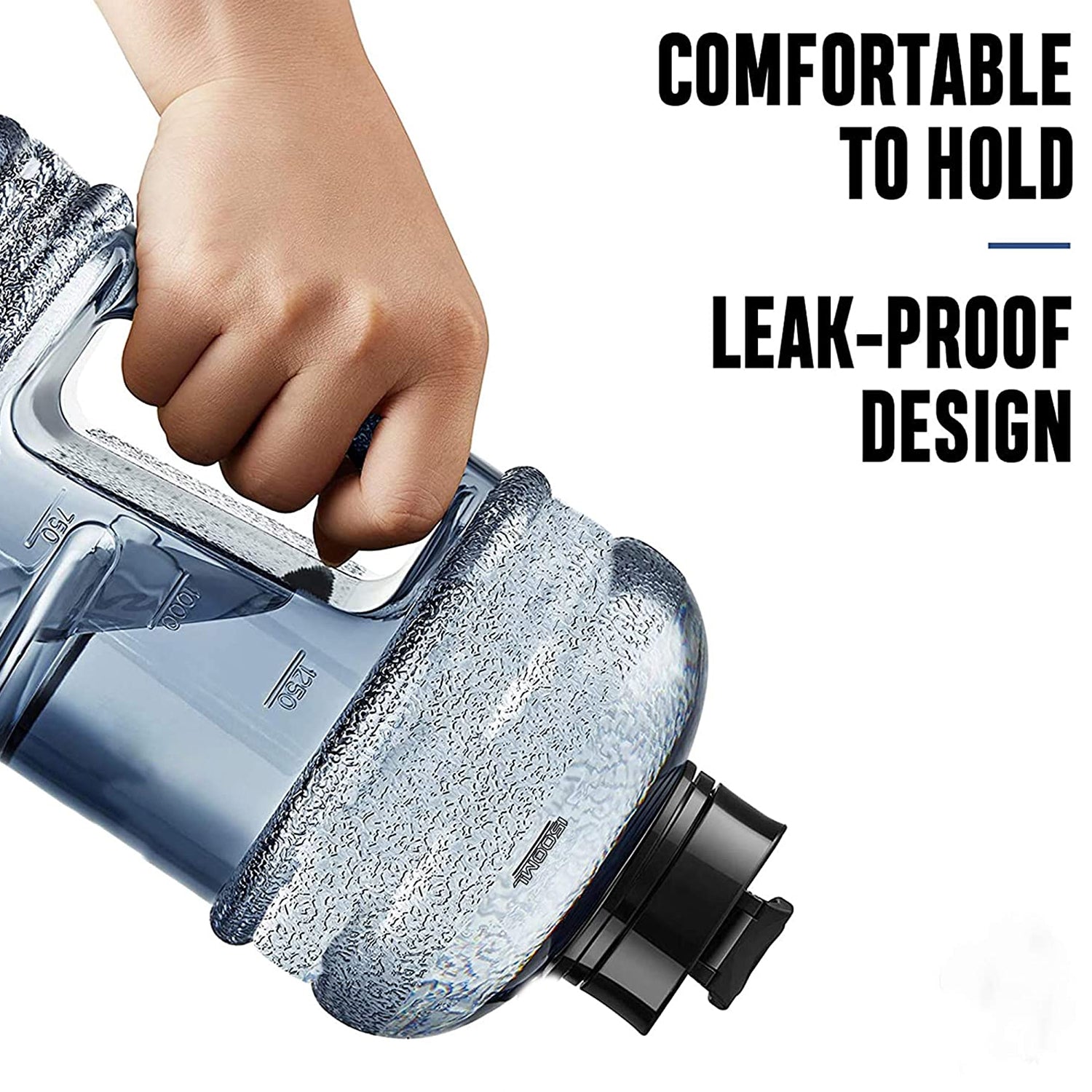 Sports Gym 1.5 Liters Gallon Water Bottle With Mixer And Strainer - LootFaat
