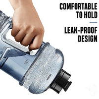 Sports Gym 1.5 Liters Gallon Water Bottle With Mixer And Strainer - LootFaat