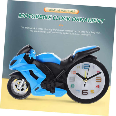 Retro Motorcycle Alarm Clock - Vintage Motorbike Engine Design