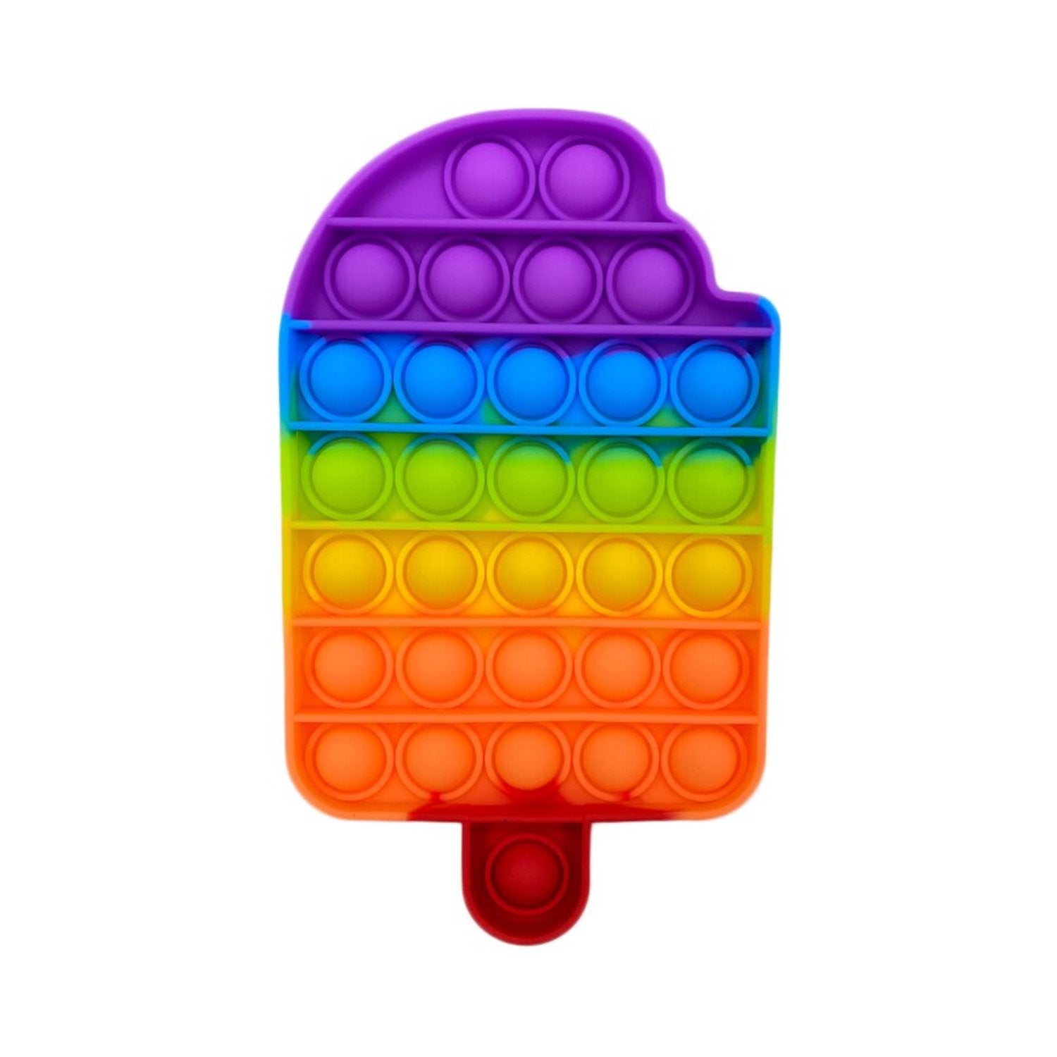 Ice Cream Candy Shape Pop Fidget Toy Push Pop Bubble Fidget Sensory Toy For Kids And Adults Fidget Popper Stress Reliever Sensory Fidget Poppers - LootFaat