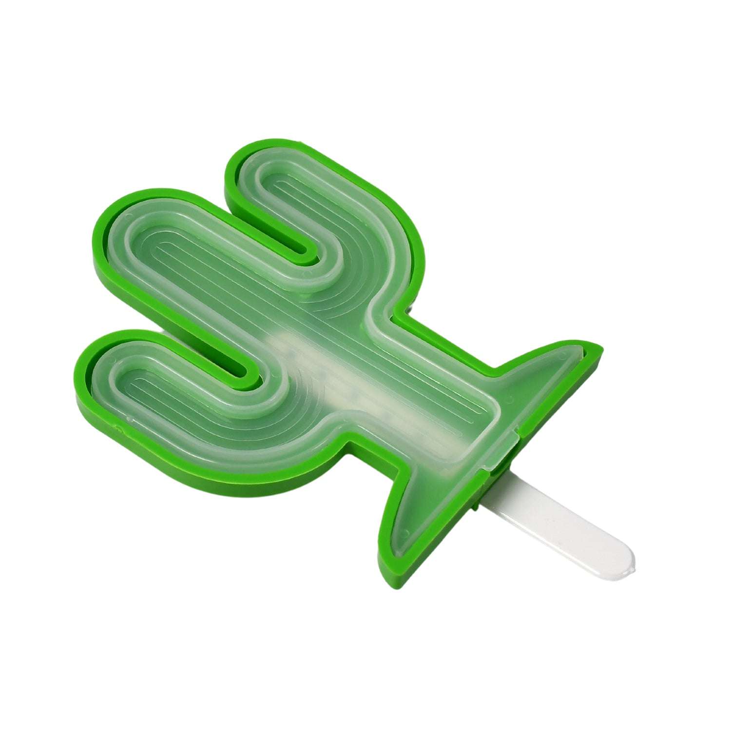 Cactus Shape Mold Durable Cactus Shape Ice Cream Mould Silicone Popsicle Mold Ice Pop Diy Kitchen Tool Ice Molds - LootFaat