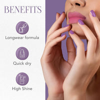 Og Beauty Rosy Glow Gel Intense Nail Polish (1 Pc  10 Ml)