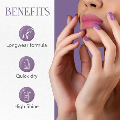 Og Beauty Rosy Glow Gel Intense Nail Polish (1 Pc  10 Ml) - second image