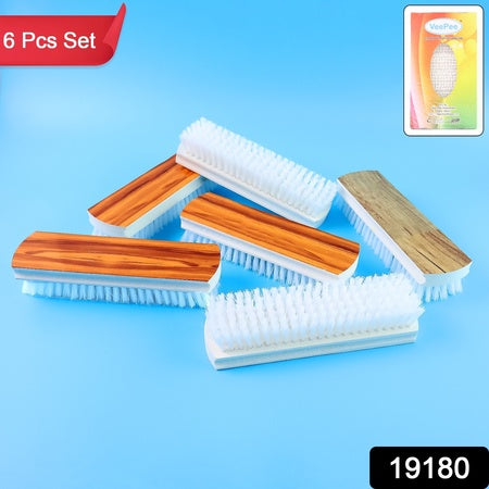 Veepee 6-piece Washing And Cleaning Scrub Brush Set  (Multi-color Bristles)
