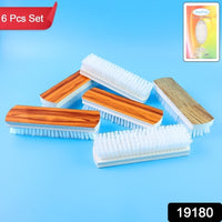 Veepee 6-piece Washing And Cleaning Scrub Brush Set  (Multi-color Bristles)