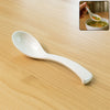 Plastic Soup Spoon  Deep Bowl (1 Pc  White)