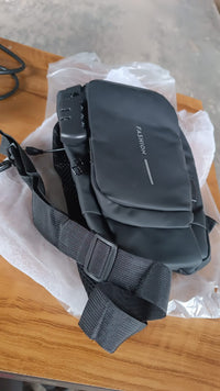 Trendy Anti-theft Crossbody Sling Bag With Usb Charging Port (1 Pc)