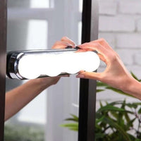 Glow Make Up Light Portable Cosmetic Kit Battery Powered Mirror Lighting Super Bright - LootFaat