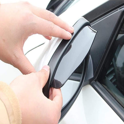 7562 1 Pair Mirror Rain Protector Car Rearview Mirror Rain Blades Car Back Mirror Eyebrow Rain Cover Car Rearview Mirror Eyebrow Covers Flexible Protection Rainproof Decoration Accessories (2 Pcs Set) - second image