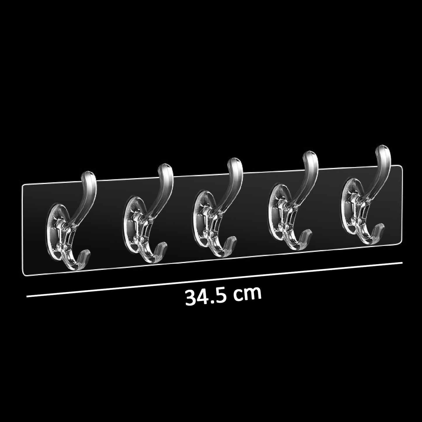 Adhesive Transparent Heavy Duty Wall Hook - LootFaat