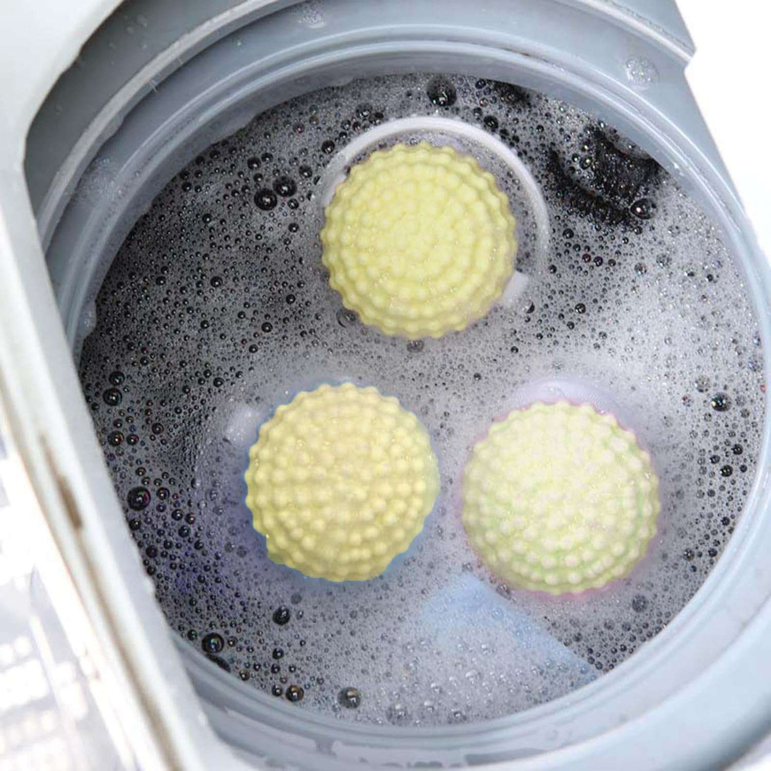 Reusable Washing Machine Floating Cylindrical Shape Lint Mesh Bag ( 1 Pc) - LootFaat