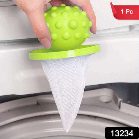 Reusable Washing Machine Floating Cylindrical Shape Lint Mesh Bag ( 1 Pc) - LootFaat