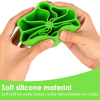 Lemon Shape Flexible Silicone Ice Cube Tray  8-slot Round Ice Mold (1 Pc)