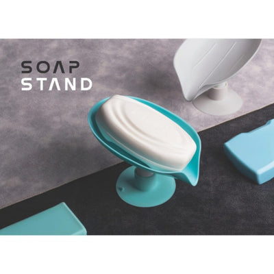 Soap Holder Stand Self Draining Soap Dish Holder Soap Box (1 Pc) - second image