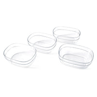 Transparent Multipurpose Serving Bowl Set (4 Pc Set)