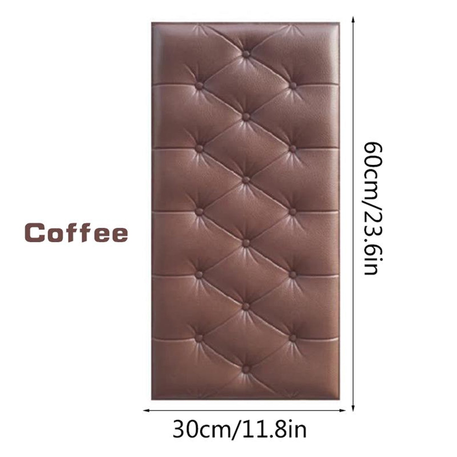 3d wall cushion brown - LootFaat