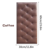 3d wall cushion brown - LootFaat