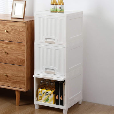 3-Layer Plastic Storage Drawer Unit - Multipurpose Organizer Cabinet - second image